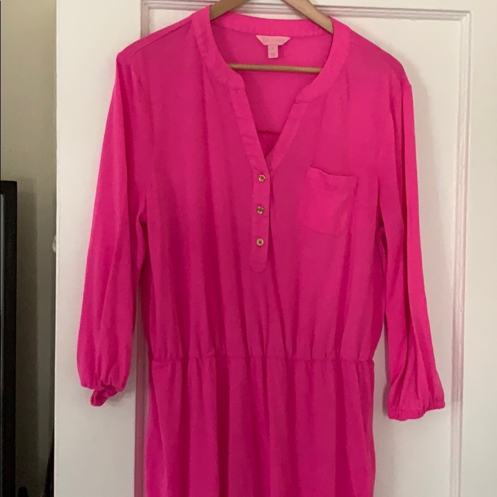 Hot Pink Lilly Pulitzer Dress